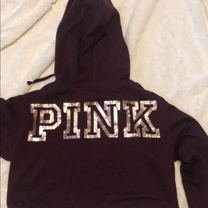 Victoria’s Secret pink hooded sweatshirt